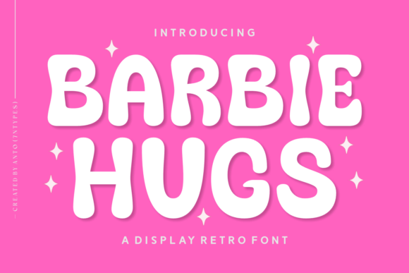 Barbie Hugs Font for Branding