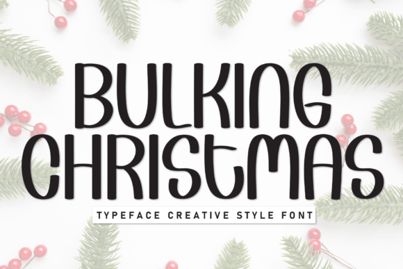 Bulking Christmas Font for Elegant Branding