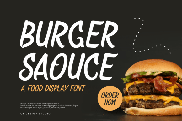 Burger Saouce Font for Business Branding