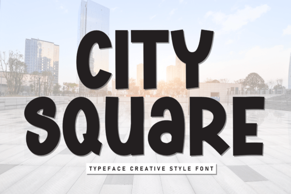 City Square Handwritten Display Font for Small Business Branding