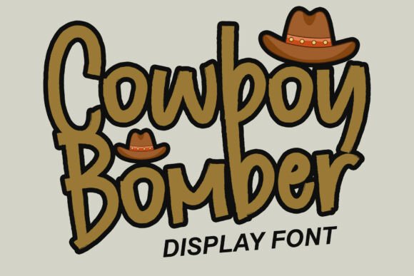 Cowboy Bomber: A Bold Display Font for Marketing and Brand Content