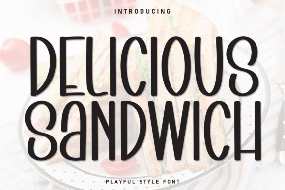 Delicious Sandwich: A Handwritten Display Font for Editorial Design