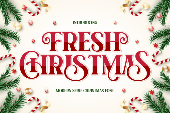 Fresh Christmas Font for Branding