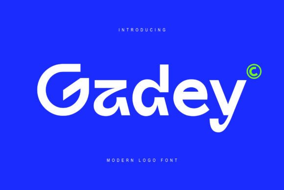 Gadey Font for Modern Web Design