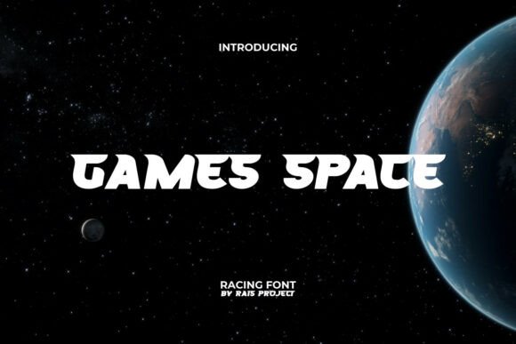 Games Space Font for Business Branding