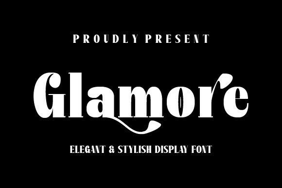 Glamore: A Luxurious Display Font for Business Branding