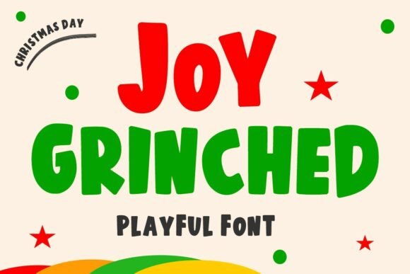 Joy Grinched Font for Editorial Design