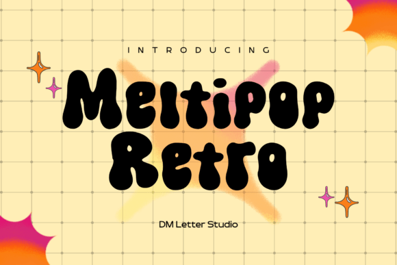 Meltipop Retro Font for Business Branding
