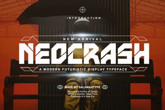 Neocrash: A Futuristic Display Typeface