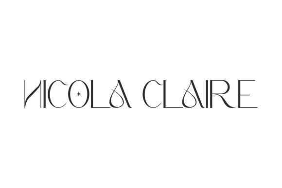 Nicola Claire: An Elegant Display Font for Modern Branding