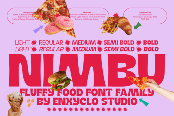 Nimbu Font for Food Brand Websites and Digital Menus