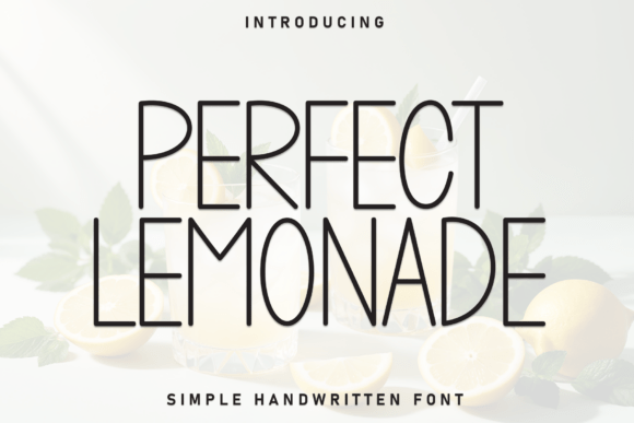 Perfect Lemonade Font