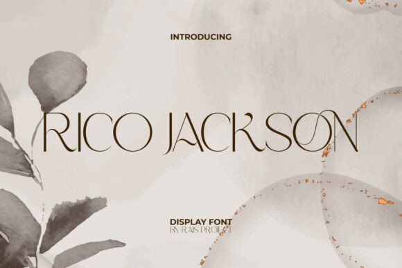 Rico Jackson Display Font Review for Campaign Designers