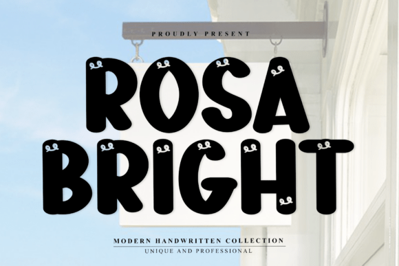 Rosa Bright Font for Web Design