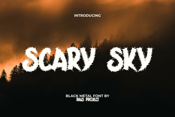 Scary Sky Font Review