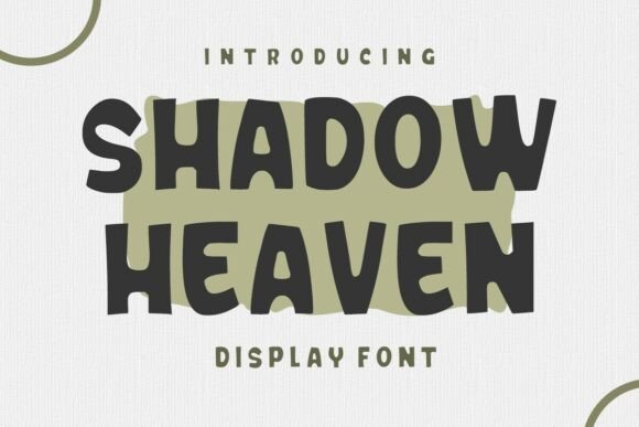 Shadow Heaven Font: A Playful Display Typeface for Makers