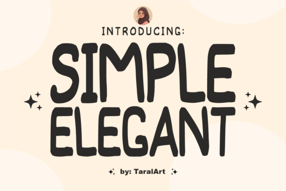 Simple Elegant: A Hand-Drawn Display Font for Business Branding