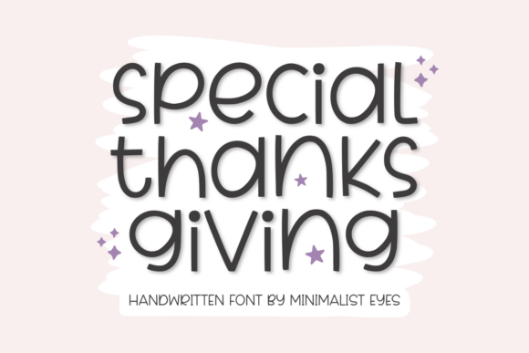 Special Thanksgiving Font for Creative Campaigns