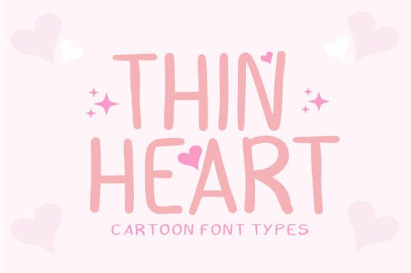 Thin Heart Font for Thoughtful Branding and Beautiful Packaging