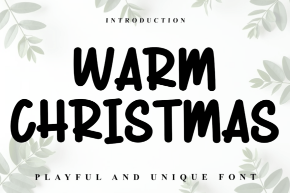Warm Christmas Font Review for Makers and Designers