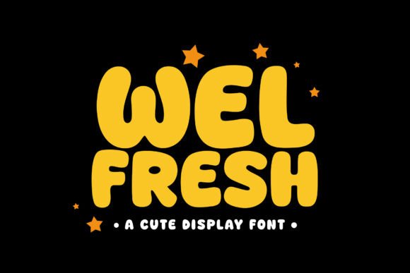 Welfresh Display Font for Charming Small Business Branding