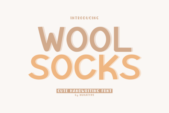Wool Socks Font for Small Business Branding and Marketing