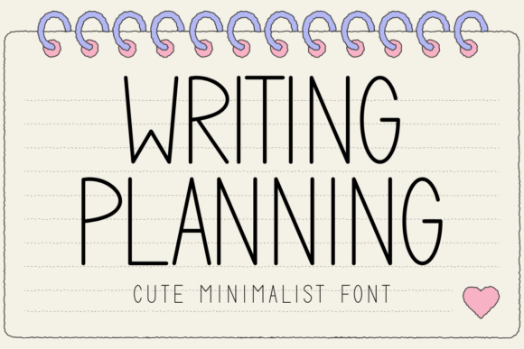 Writing Planning Font for Clear Campaign Messaging